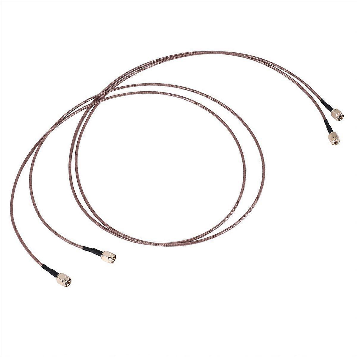 Sma-stecker Auf Sma-stecker Koaxialkabel, Rg316 Verlängerung, 2 Stück, 100 Cm, Verbindungsadapter, Flexibler Bonddraht, Hochfrequenz, Verlustfrei, Für Antenne Und Modul.