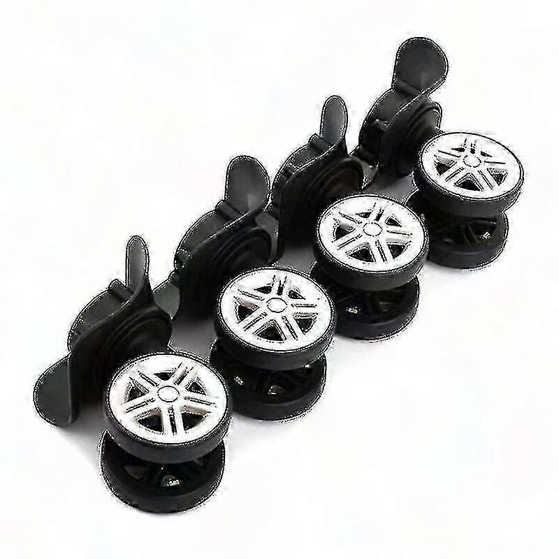 Koffer-ersatzrollen, Trolley-rollen, Gepäckzubehör-reparaturset, 2 Paar, Universell Für Koffer Und Roller