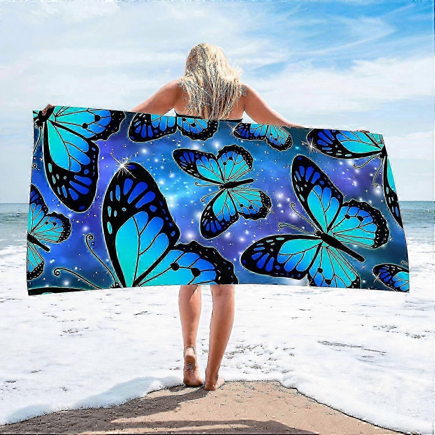 Mikrofaser-reisehandtuch Für Damen – Saugfähig, Schnelltrocknend Und Weich Für Strand, Schwimmen, Urlaub Und Outdoor-sport