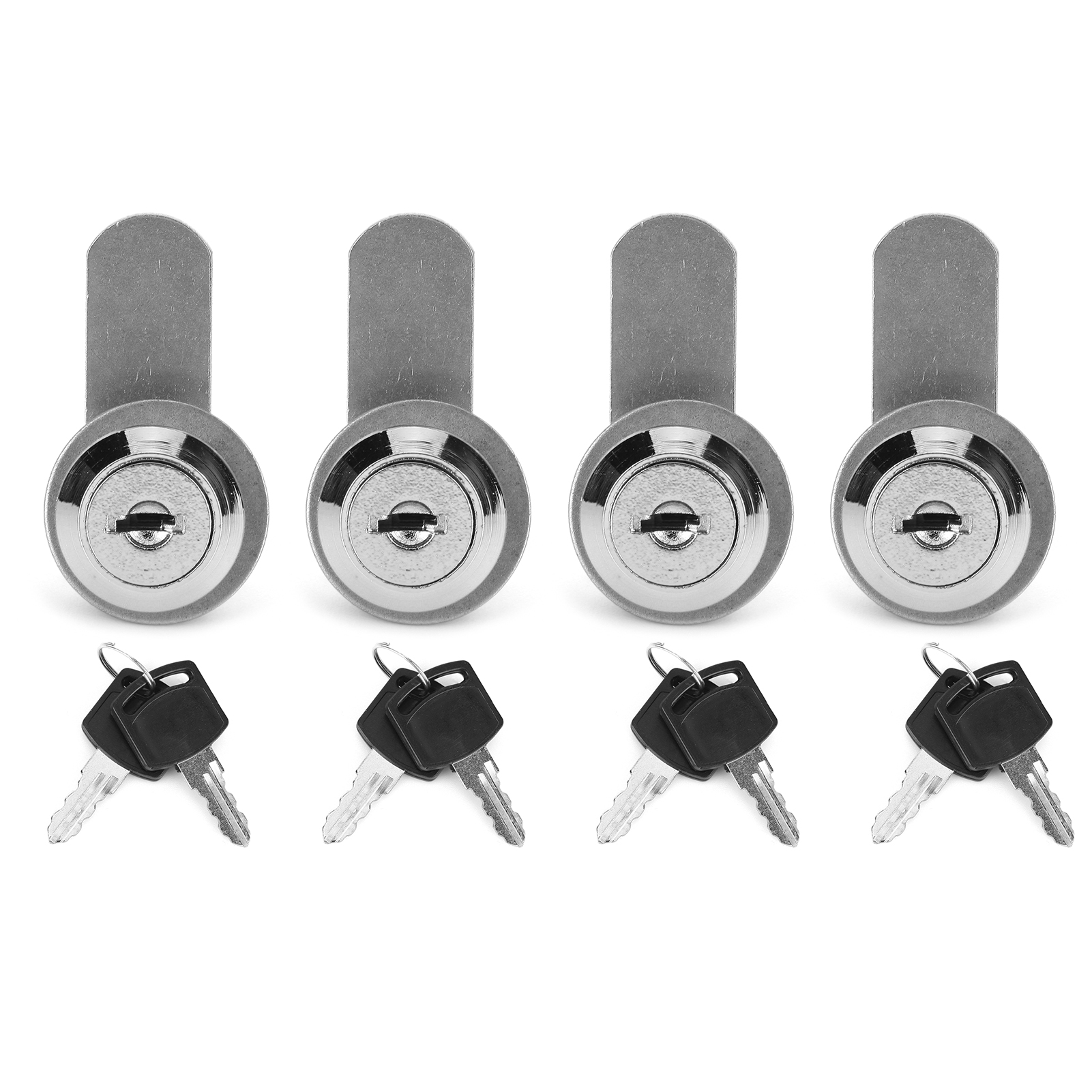 4-teiliges 15-mm-rohrschloss-set Mit Schlüsseln Für Schubladen, Kommoden, Schränke, Wohnmobile Und Anhänger