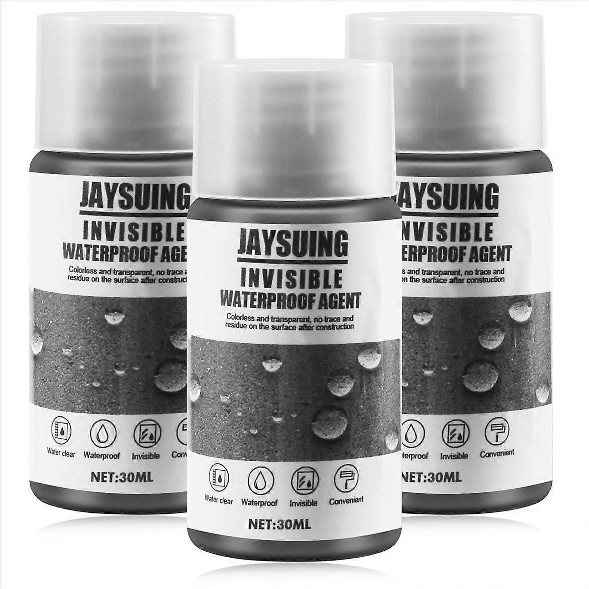 3-teiliges Set Wasserdichtes Flüssigdichtmittel, Leistungsstarker Dichtkleber, Wasserabweisende Beschichtung, Wasserdichtes Reparaturset