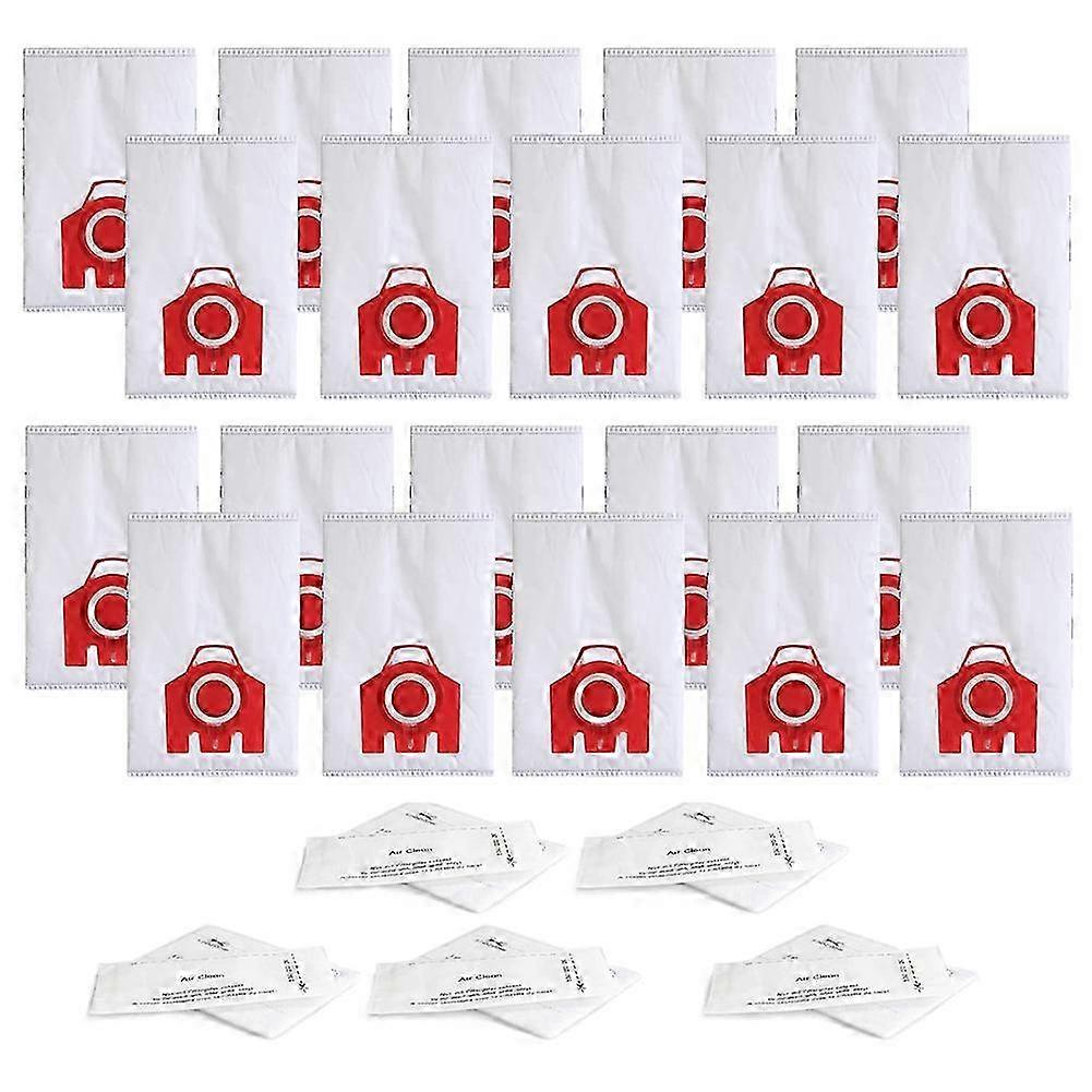 Ersatzbeutel Für Fjm-staubsauger, 20er-packung Kompatibler Staubbeutel Für S200, S300, S600, S4, S6 Compact, C2 Und C1, Leistungsstarke 3d-filtration, Effizientes Ersatzmodell
