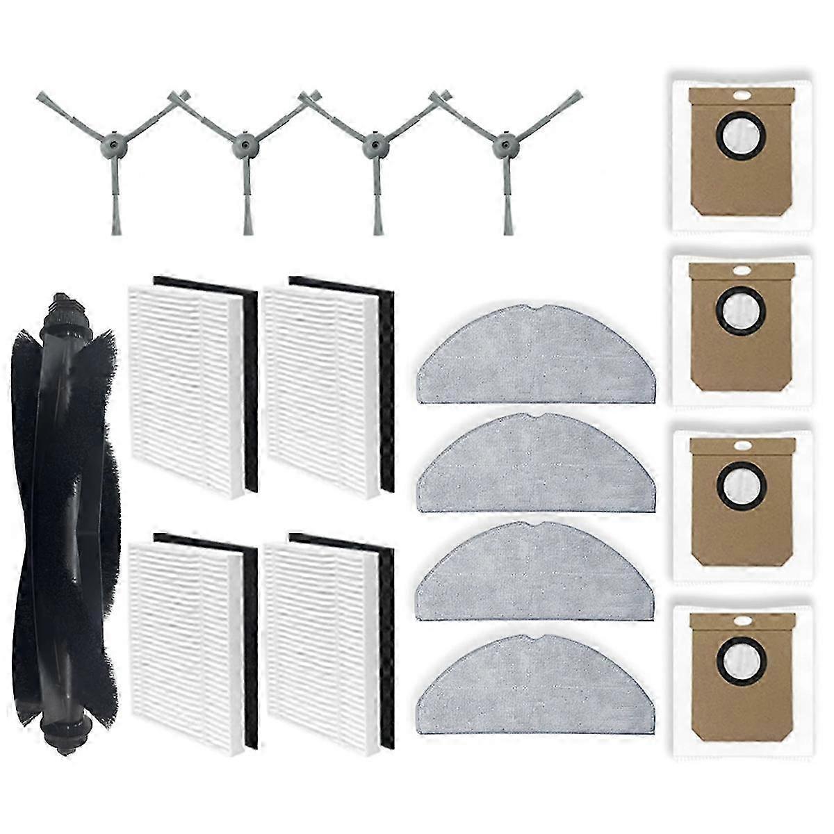 Hauptbürste, Hepa-filter, Wischpads Und Staubbeutel Für Hybrid-staubsauger – Kompatible Teile Für Die Modelle G50, L60