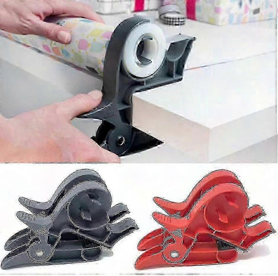 4er-set Geschenkpapierrollenclips, Tischabroller, Geschenkpapierrollenhalter, Tischwerkzeug, Stabiler Griff