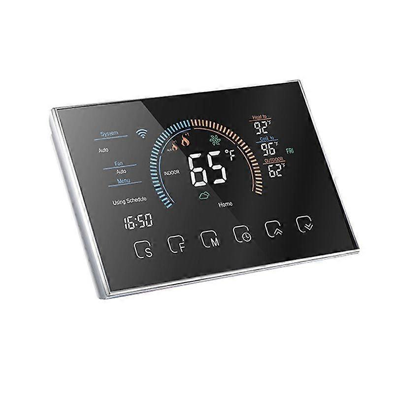 Programmierbarer Wlan-smart-thermostat Für Zuhause, C-wire-adapter Im Lieferumfang Enthalten, Präzise Regelung, Kompatibel Mit Heimanwendungen.