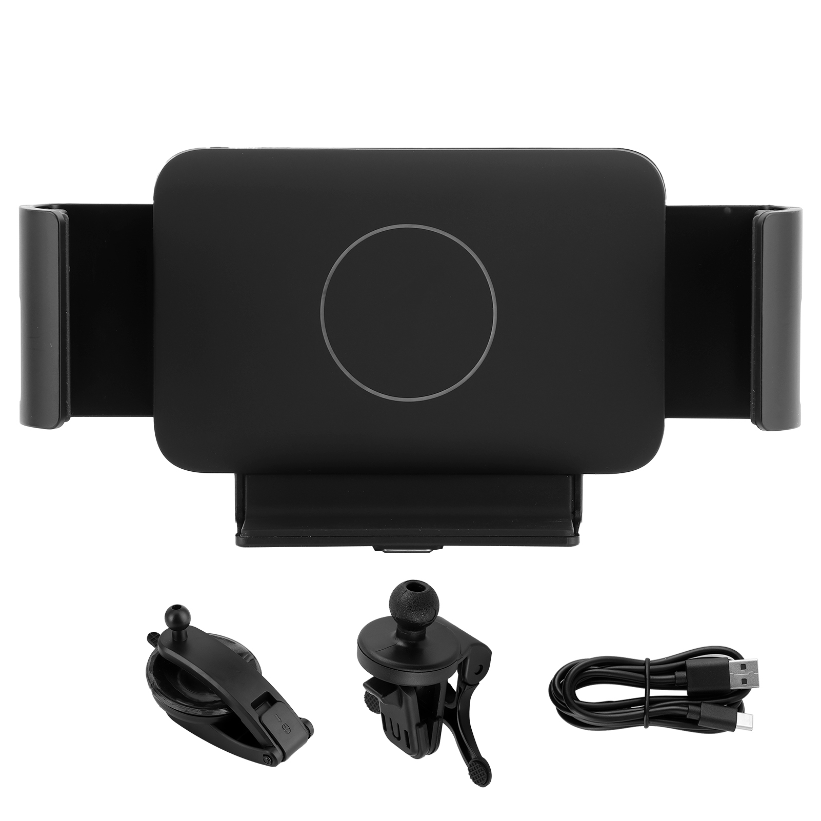 Wandhalterung Für 15w Qi Kabelloses Autoladegerät, Klebe-/klemmhalterung Für Smartphones, Schnellladung.