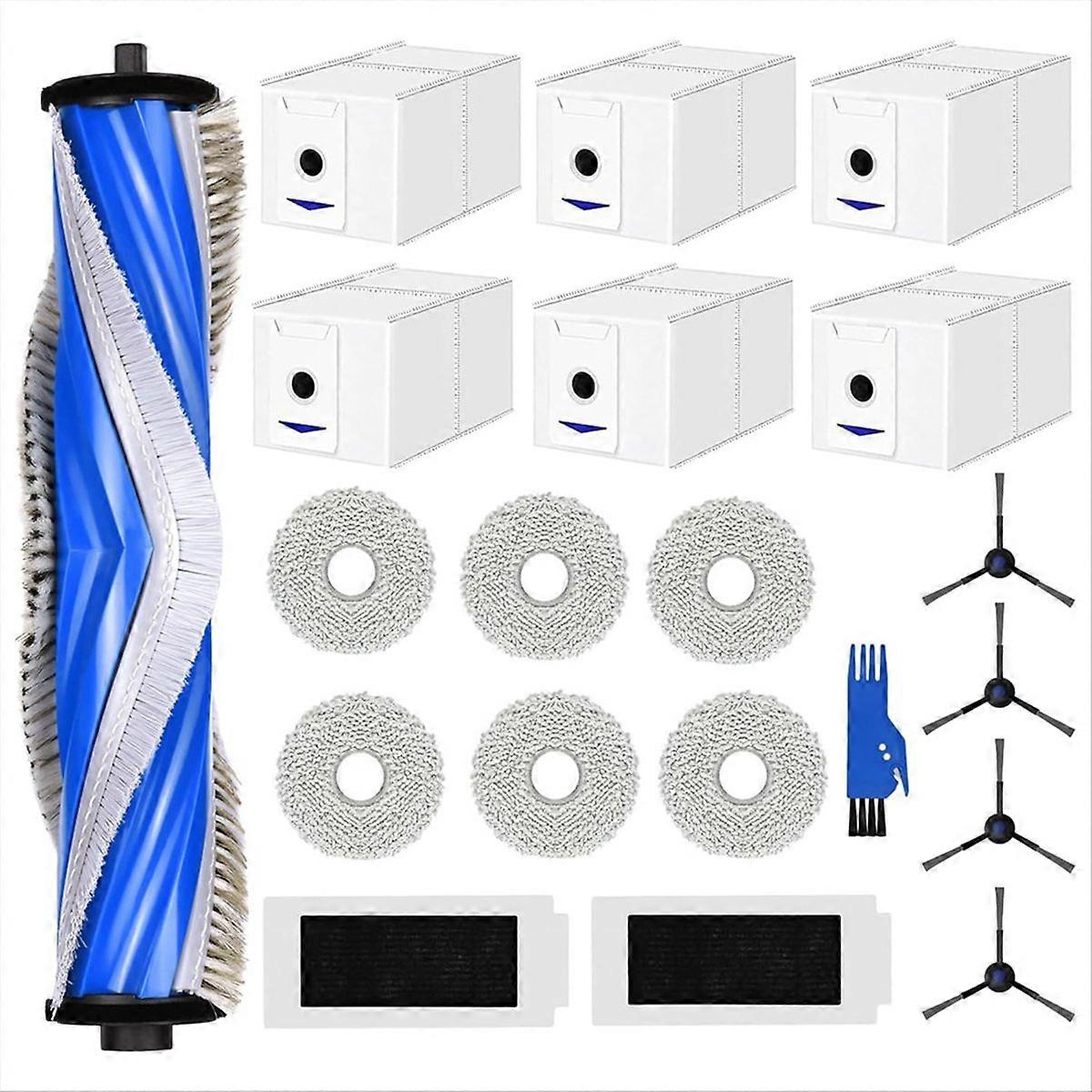Hauptseitenbürste + Hepa-filter + Wischmopp Für Den Saugroboter T30 Pro Omni, Komplettes Ersatzteilset, Wartungszubehör, Effiziente Bodenreinigung, Smart-home-kompatibel