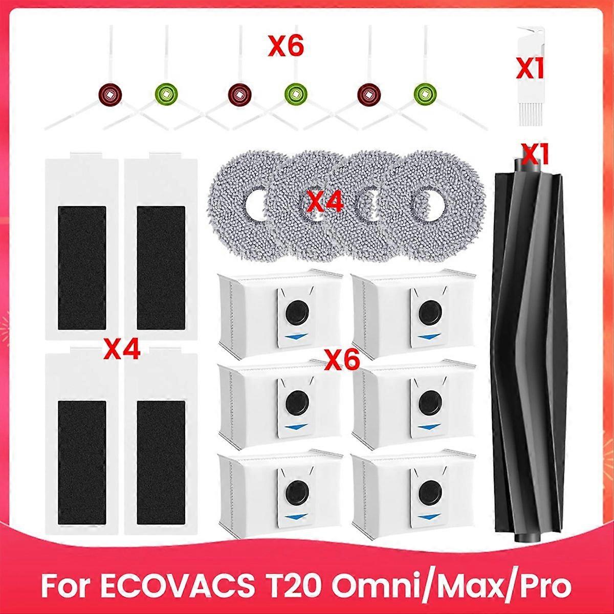 Komplettes Reinigungsset Für Den Saugroboter T20 Omni/max/pro – Ersatzteilset, Kompatible Ersatzteile, Ideal Für Die Tägliche Wartung Und Den Einfachen Austausch.