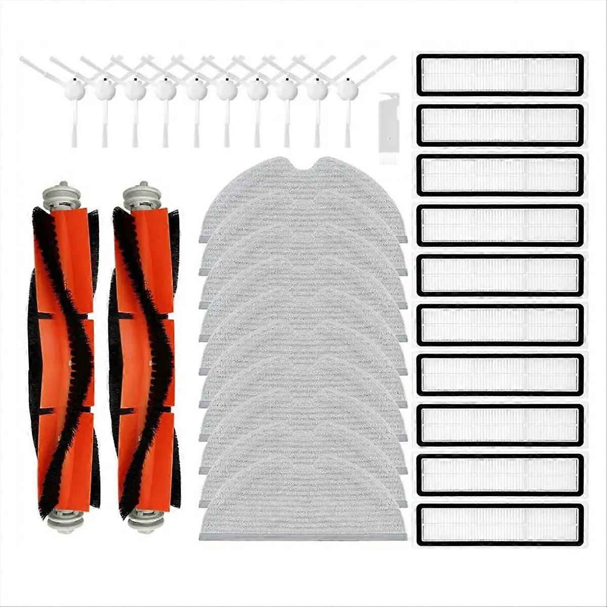 Seitenbürste Und Mittelbürste Mit Wischmopp Und Filter, Ersatzteile Für Saugroboter, Komplettes Wartungsset