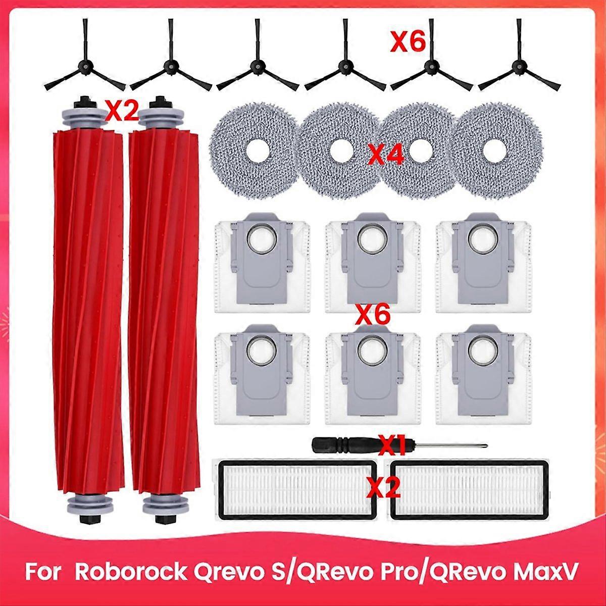 Set Mit 2 Ersatzfiltern Für Qrevo S, Pro Und Maxv Saugroboter - Kompatible Ersatzteile, Hohe Leistungseffizienz.