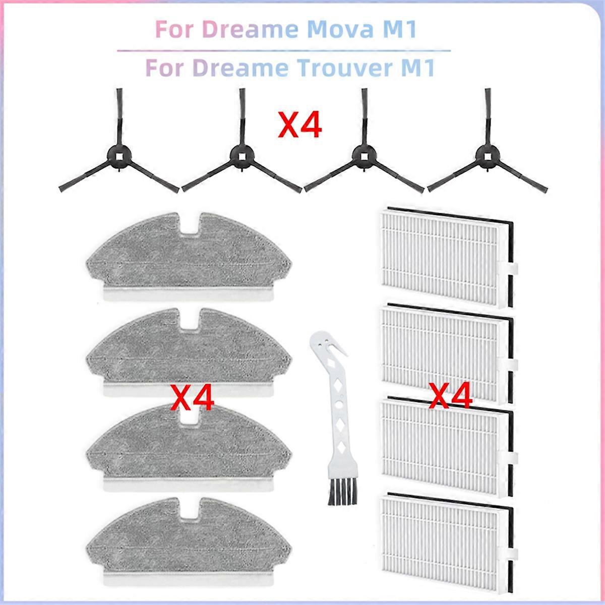 Set Mit 2 Ersatz-seitenbürsten Für Den Saugroboter M1, Rotierende Bürsten Kompatibel Mit Der Automatischen Reinigung, Robuste Ersatzteile Für Hartböden Und Teppiche, Effizientes Wartungszubehör