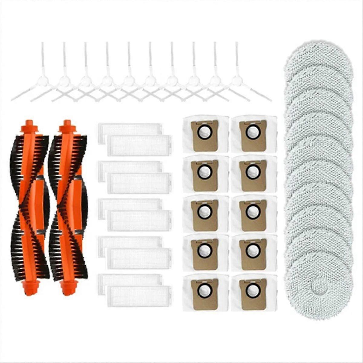 Hauptseitenbürste Für Den Saugroboter M30 Pro, Kompatibles Ersatzteil, Hochwertige Rotationsbürste, Einfache Wartung, Effektiver Ersatz Für Die Originalbürste.