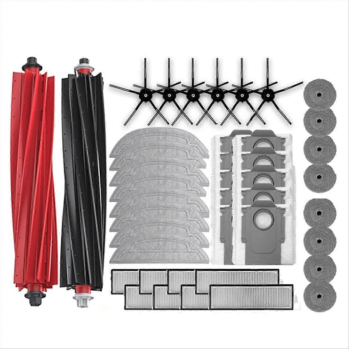 Set Mit 3 Ersatzteilen Und Zubehör Für Saugroboter, Komplettes Austauschset, Universell Kompatible Originalkomponenten