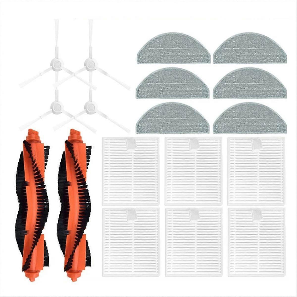 5er-pack Hepa-filter Und Reinigungstücher Für Saugroboter E10 E12 B112, Ersatzteile Für Staubbehälter, Bodenreinigungstücher