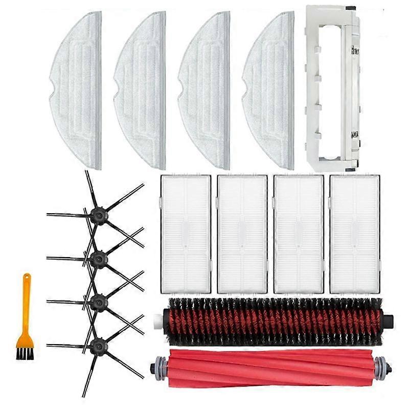 Hauptseitenbürste + Hepa-filter + Wischmopp Für Die Roboter S7 Maxv Ultra Und S7 Pro, Komplettes Wartungsset, Langlebige Ersatzteile, Effizientes Reinigungszubehör, Einfacher Austausch, Mehrzweckpaket
