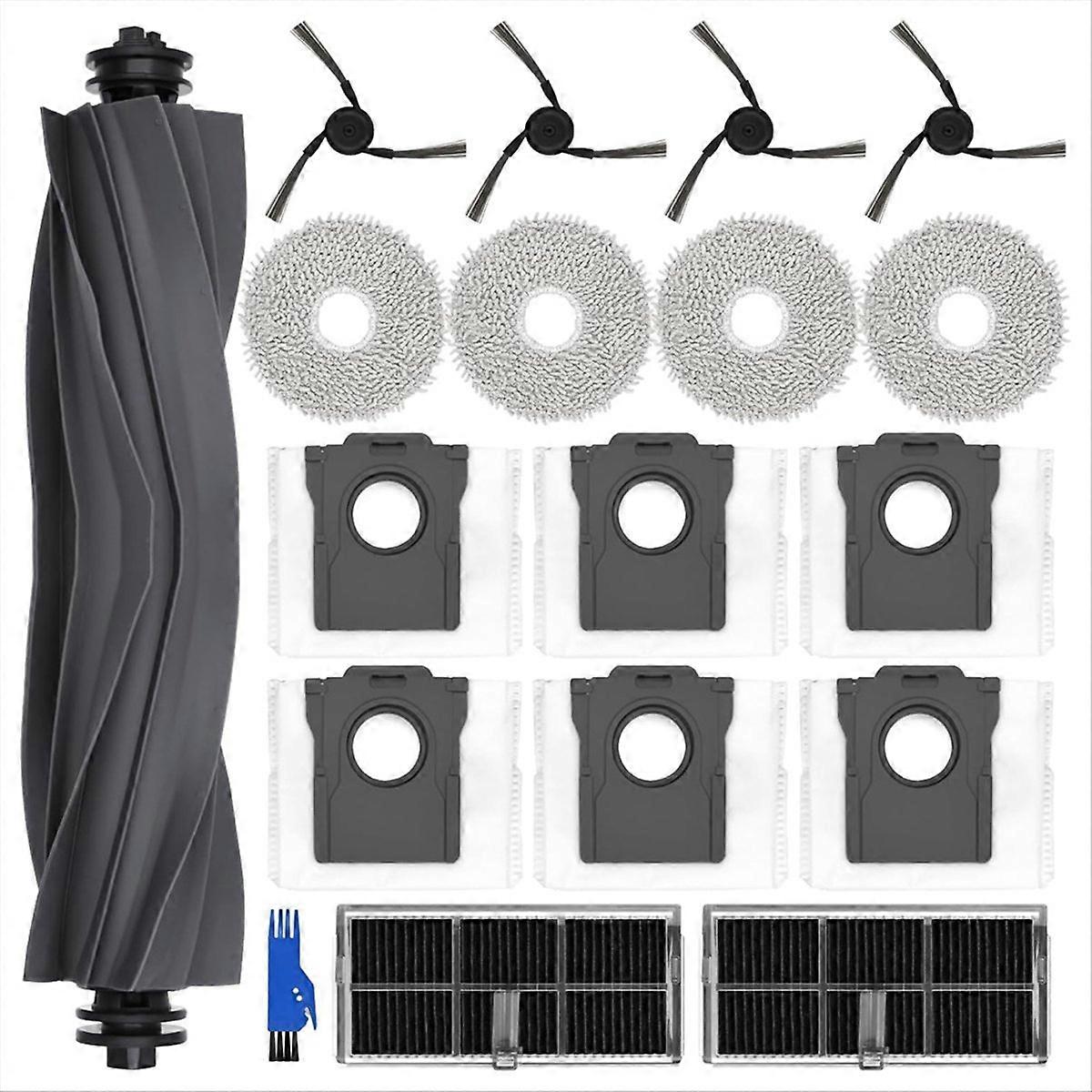 Zubehör Für Den X40 Ultra Saugroboter, Kompatible Ersatzteile, Intelligentes Reinigungsset, Bürsten Und Filter Für Die Automatische Reinigung, Universalset Für Hartböden Und Teppiche