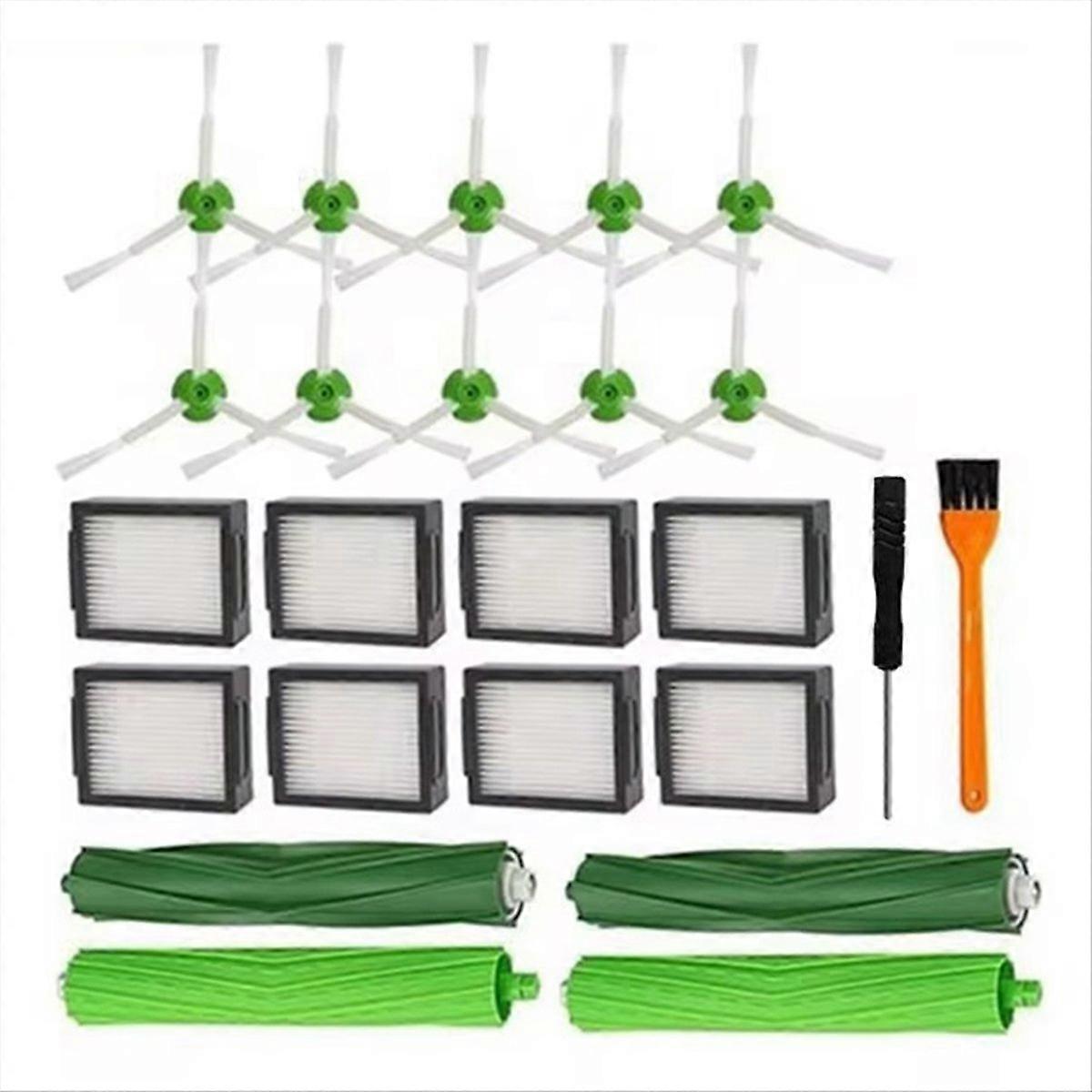Hauptseitenbürste + Hepa-filter Für J7, J7+, I7, I7+, I3, I3+ Ersatzteile, Reinigungszubehör, Austauschset Für Saugroboter, Einfache Wartung, Hohe Effizienz, Kompatibel Mit Irobot
