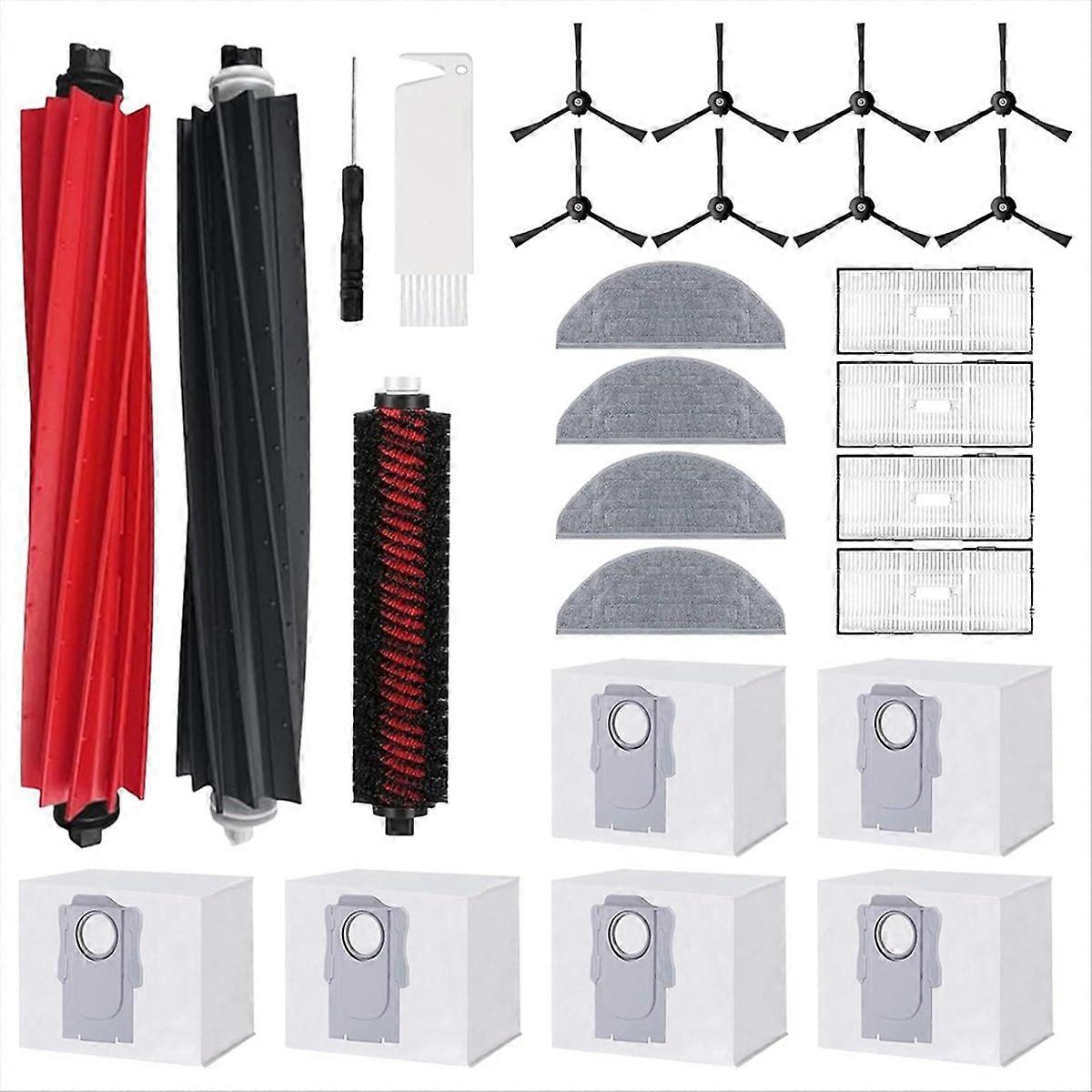 Zubehörset Für Den Saugroboter S8 Pro Ultra, Ersatzteile, Bürsten Und Filter, Komplettpaket, Ideal Für Die Bodenreinigung, Kompatibel Mit Der S8 Pro Ultra Serie