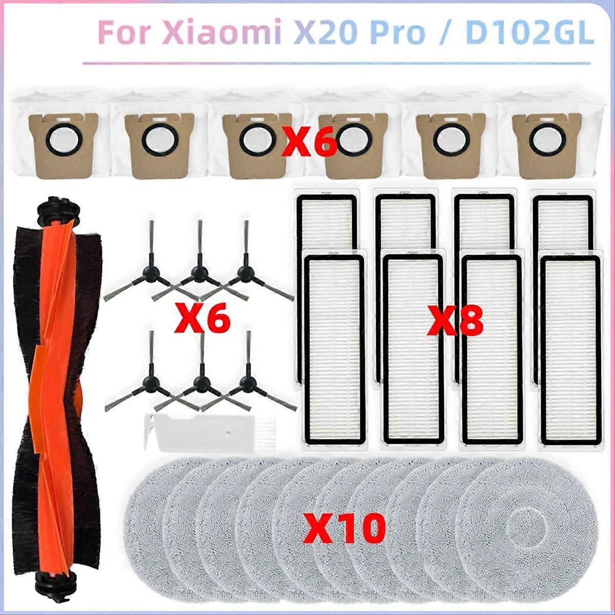X20 Pro Seitenbürsten-ersatzbürste Für Saugroboter (reinigungsteile Kompatibel)