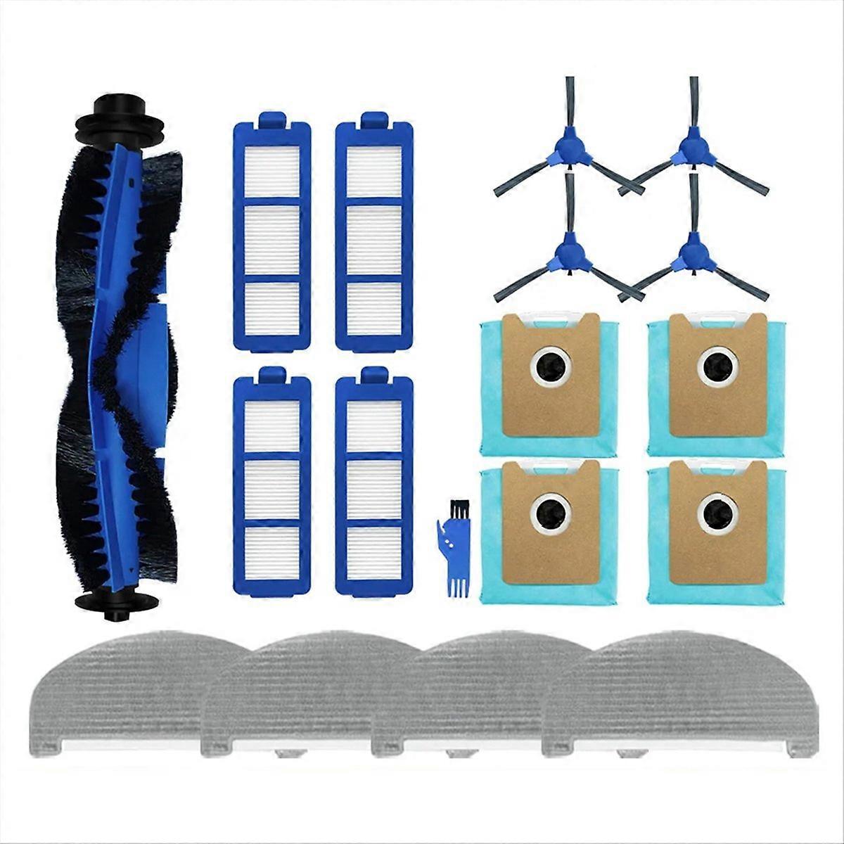 Hauptseitenbürste G40 Hybrid, Hepa-filter, Waschtücher, Staubbeutel – Komplettes Set An Ersatzteilen Für Saugroboter, Vielseitiges Wartungsset, Kompatible Ersatzteile, Effiziente Und Langlebige Reinig