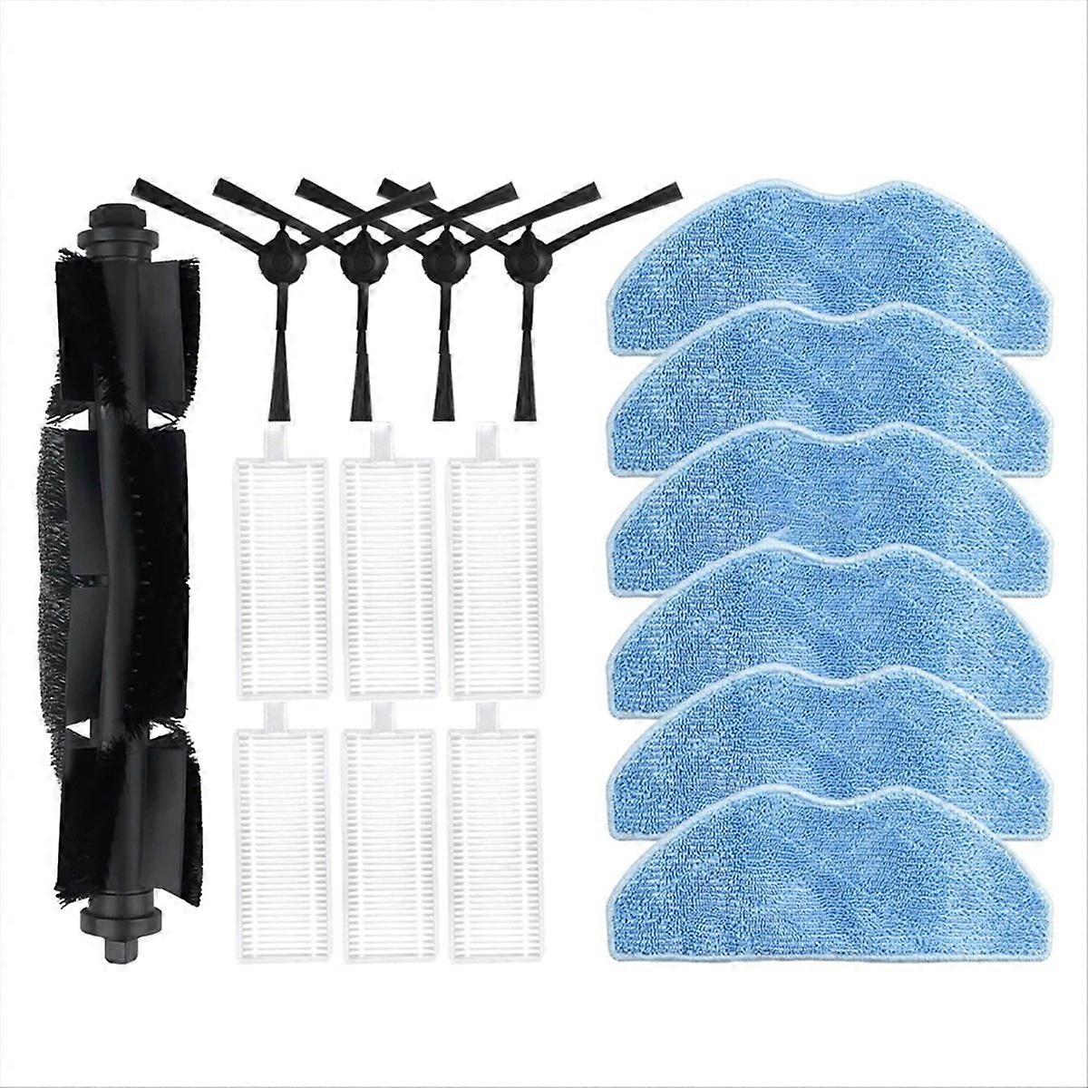 8-teiliges Set: Seitenbürste + Hepa-filter + Wischpads Für Den Miwhole M8 Lite Saugroboter, Reinigungszubehör, Ersatzteilset, Mikrofasertücher, Passend Für Das Modell M8 Lite