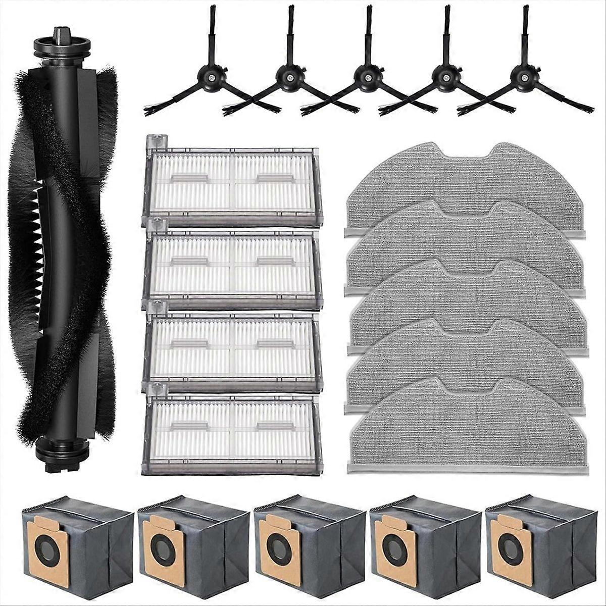 Set Mit 2 Ersatzfiltern + Seitenbürste Für X8 Pro/x8 Pro Saugroboter, Ersatzteile, Optimale Reinigung, Kompatibel Mit X8 Pro/x8 Pro Modellen