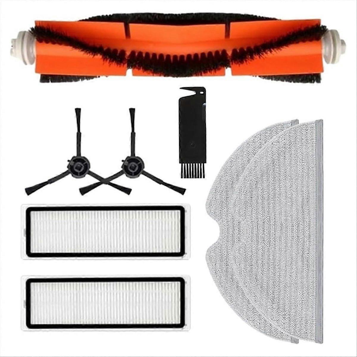 Hauptseitenbürste 1c + Hepa-filter + Wischmopp, Kompatible Ersatzteile Für Saugroboter, Komplettes Wartungsset, Ersatzzubehör, Effiziente Reinigung Von Staub Und Schmutz.
