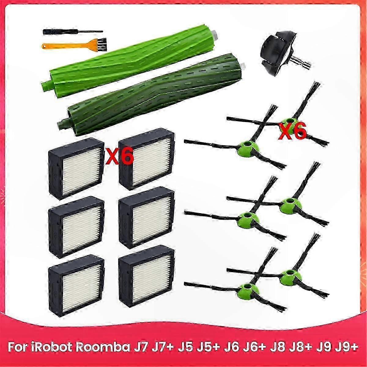 Seitliche Gummibürste Für Saugroboter, Kompatibel Mit Den Modellen J7 J5 J6 J8 J9, Ersatzset, Effektive Reinigung Von Kanten Und Ecken.