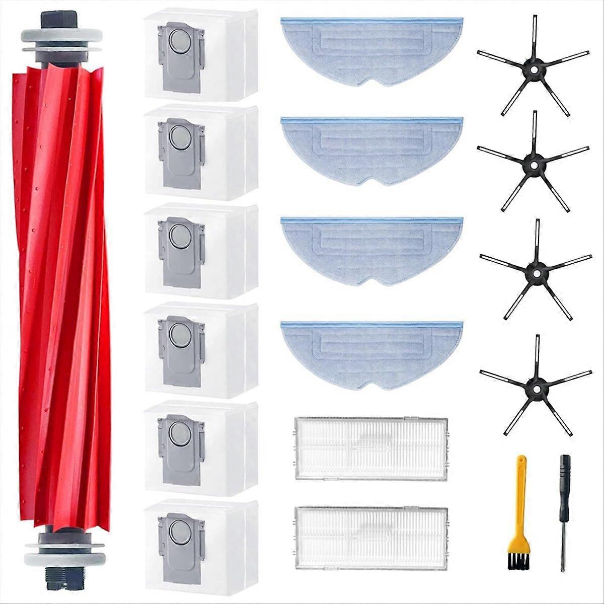 3-teiliges Set: Seitenbürste + Hepa-filter Für Die Saugroboter S7 Maxv Ultra Und S7 Pro Ultra, Ersatzzubehör, Kompatibel Mit Der Hauptbürste, Effiziente Reinigung