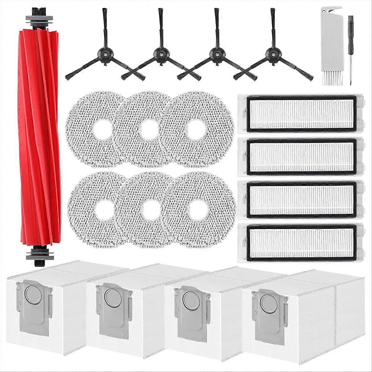 3-in-1-set Für Den Q-saugroboter: Hauptseitenbürste, Hepa-filter, Kompatible Ersatzteile, Effiziente Reinigung, Einfache Wartung, Langlebiges Zubehör