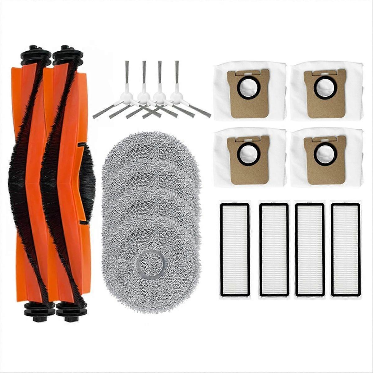 Hauptseitenbürste C102cn Für Saugroboter, Hepa-filter Und Staubbeutel, Komplettes Wartungsset, Kompatible Ersatzteile, Effiziente Reinigung, Einfacher Austausch.