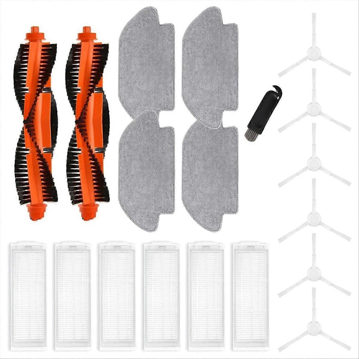 Set Mit 2 Hepa-filtern + Seitenbürste Für Den Saugroboter S12, Kompatible Ersatzteile, Zubehör Für Die Bodenreinigung, Einfacher Filterwechsel, Effektiv Gegen Tierhaare Und Feinstaub