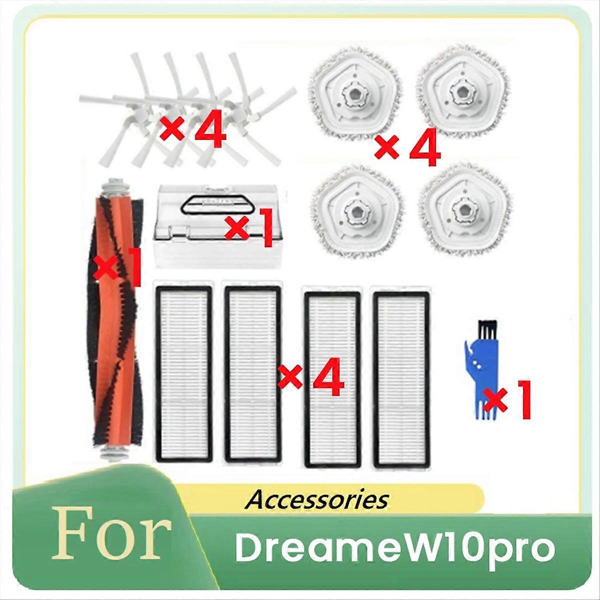 15-teiliges Zubehörset Für Den Staubsauger W10 Pro, Ersatzfilter Und Bürsten, Komplettset Für Effiziente Reinigung, Kompatibel Mit Dem Modell W10 Pro, Multifunktionale Ersatzteile, Set Mit 15 Teilen.