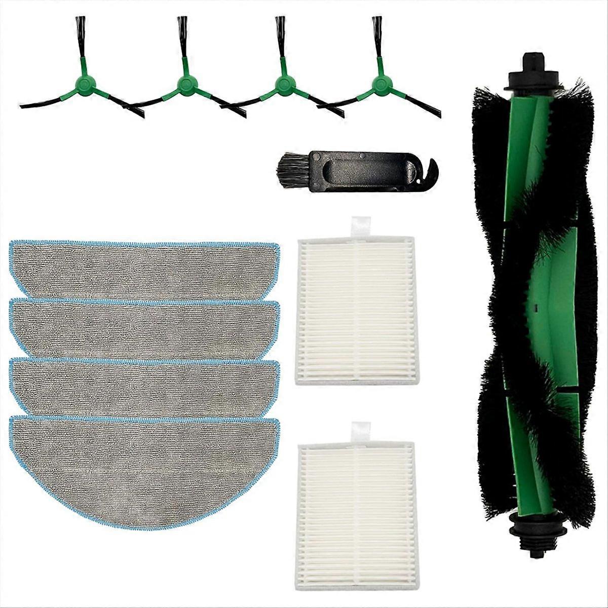 Essential Combo 4-teiliges Zubehörset: Hauptseitenbürste, Hepa-filter Und Mopp Für Effiziente Reinigung.