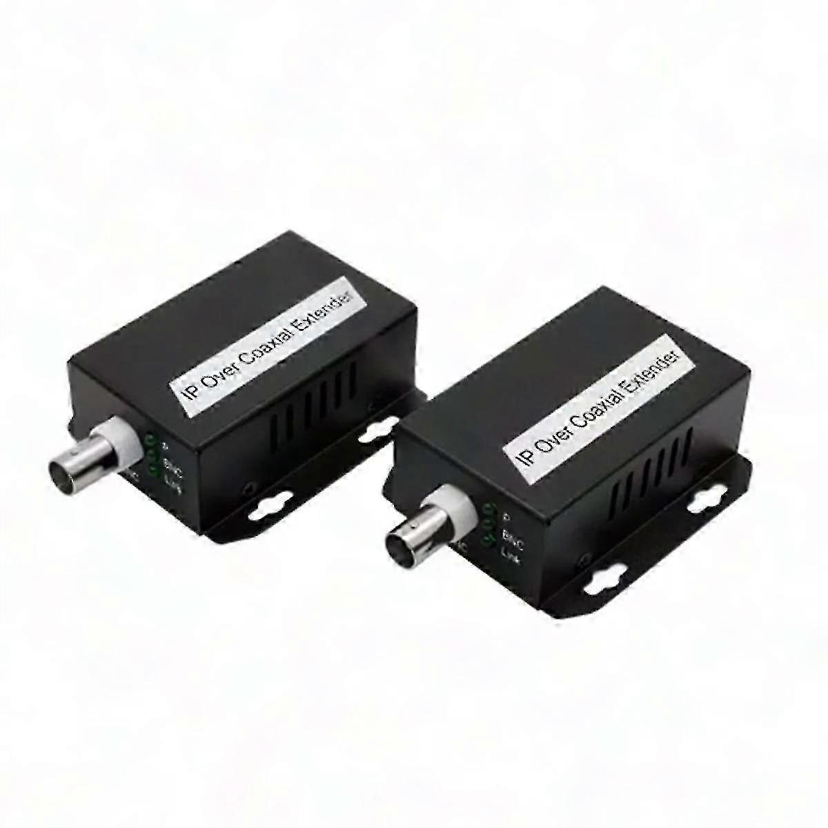 Ip-zu-koaxial-netzwerk-extender, 500m-ethernet-konverter Für Cctv-kameras, 500-meter-koaxialkabelübertragung, Ersetzt Rj45-anschluss, Langstreckenadapter, Kabelgebundenes Umrüstset.