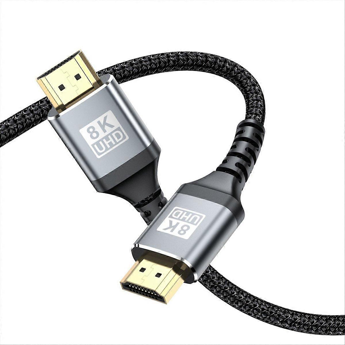 Hdmi 2.1 Ultra Hd 48 Gbit/s Kabel, Kompatibel Mit 8k Hdtv, Hohe Geschwindigkeit, Premium-verbindung, Reibungslose Und Stabile Übertragung Für Moderne Bildschirme, Unverzichtbares Zubehör.