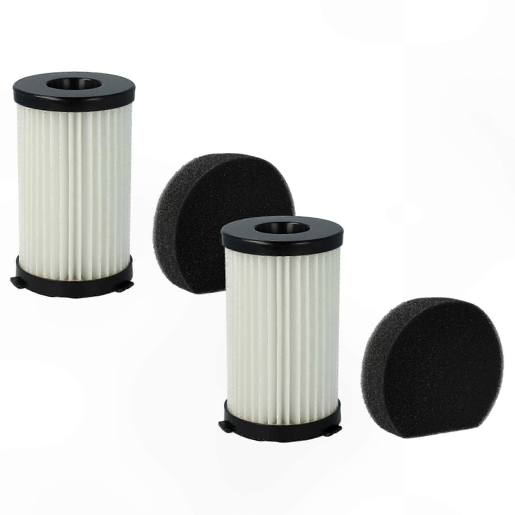 Hepa-filter Für Akku-staubsauger, 2er-pack, Schwarz-weiße Ersatzfilter, Kompatibel Mit Akku-staubsaugern, Ersatzteile