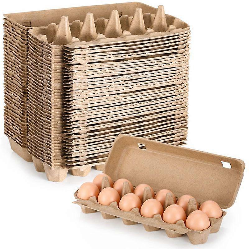 20 Leere Eierkartons Aus Pappe, Leere Papierbreibox, Wabenschale Zur Aufbewahrung Und Zum Transport, 20er-packung