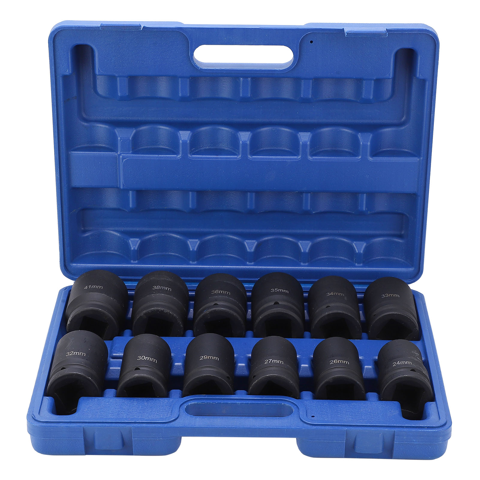 Satz Mit 12 Robusten 1-zoll-schlagschraubnüssen (24–41 Mm)
