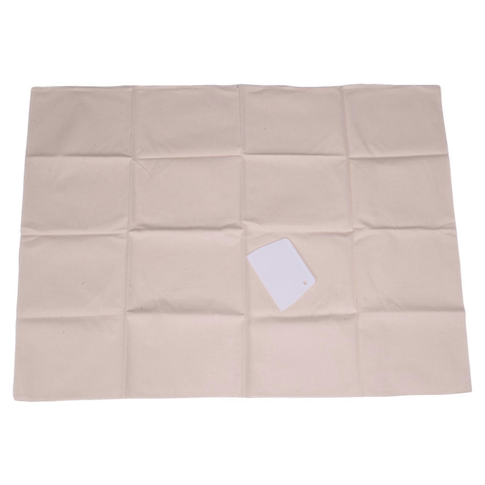 Großformatiges Bäckertuch 35x26 Zoll - Brottuch Zum Kneten, Handwerklichen Backen, Teiggehenlassen, Unterstützung Der Gärung, Robustes Und Wiederverwendbares Gewebe.