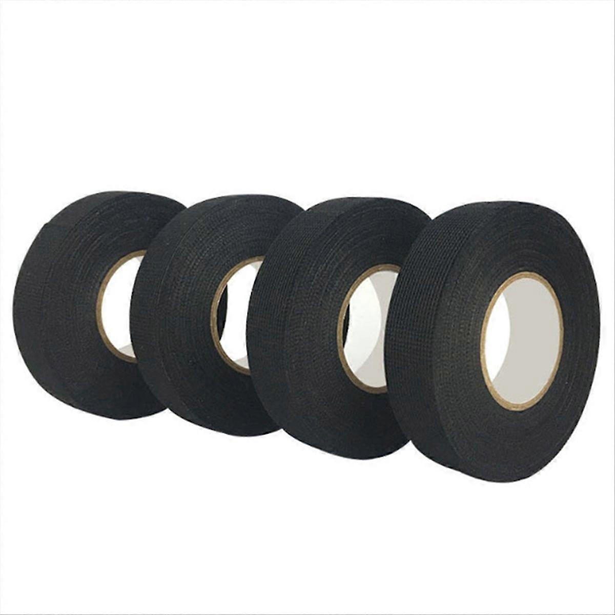 25 Mm X 25 M Flammhemmendes Gewebeband, 4er-pack, Kabelschutz, Flammhemmend, Isolierendes Befestigungsband, Für Elektrische Anwendungen, Langlebig
