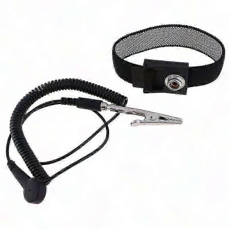 Verstellbares Antistatisches Armband Mit Esd-schutzband, Erdungsarmband Für Das Handgelenk, Schutz Vor Statischer Elektrizität, Verstellbares Armband.