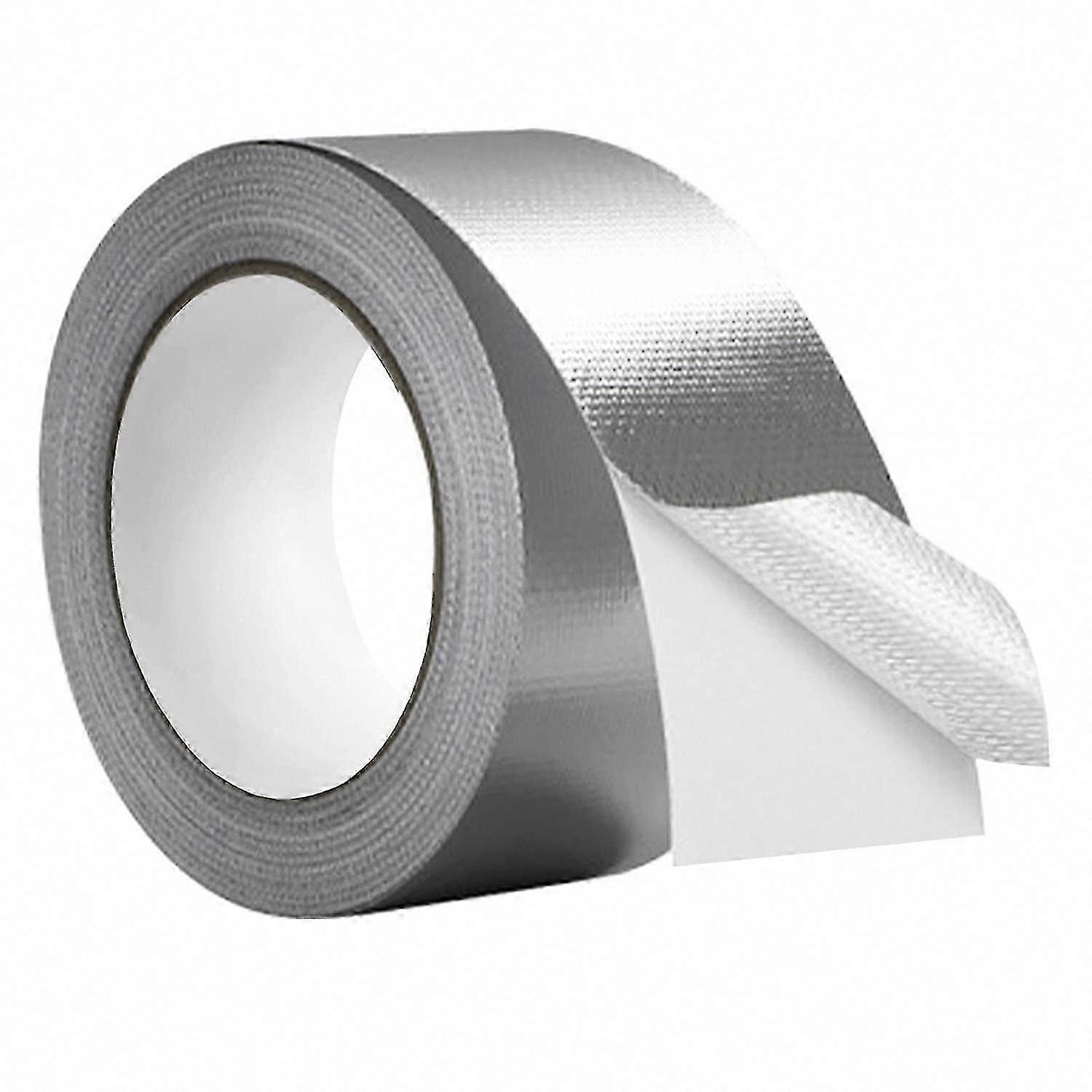Hochtemperatur-aluminium-gewebeband Für Hlk-systeme, 5,9 Mil Dick, Hitzebeständiges Glasfasergewebe, Selbstklebender Metallstreifen, 1 Stück Pro Packung