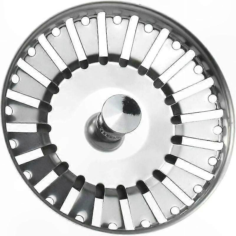 84 Mm Edelstahl-spülbeckensieb, Korbsieb Für Küchenspülen, Abfluss Mit Edelstahlsieb, Wiederverwendbarer Durchflussstopper, 8,4 Cm Durchmesser, Effizienter Wasserablauf.