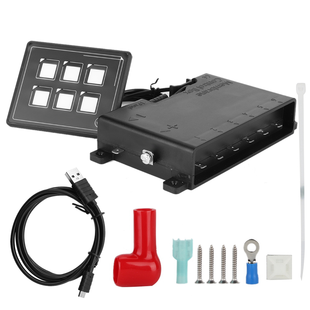 Universelles 12–24-v-led-membran-touch-bedienfeld Für Autos – Elektronisches Zubehör Mit Schalter