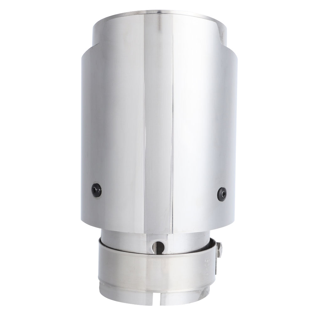 Universelles, Hellsilbernes Auspuffendrohr Aus Edelstahl, Passend Für 63-89-165-mm-auspuffrohre, Ak Performance Auto-tuning-zubehör