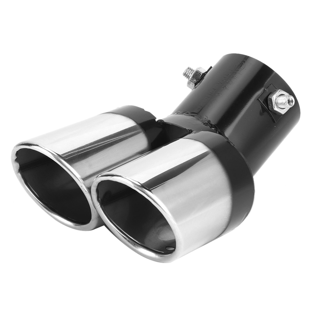 Doppelendrohr Aus Edelstahl, 63 Mm, Für Pkw, 2,5-zoll-endrohrzubehör