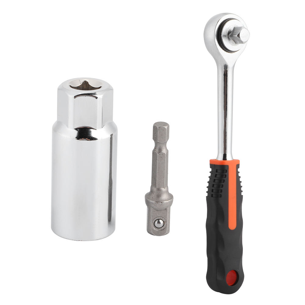 Universal-steckschlüssel 9-21 Mm, 3/8"-multifunktions-ratschenschlüssel, Elektrisches Bohrmaschinen-werkzeugset, Bohrer Und Gabel.