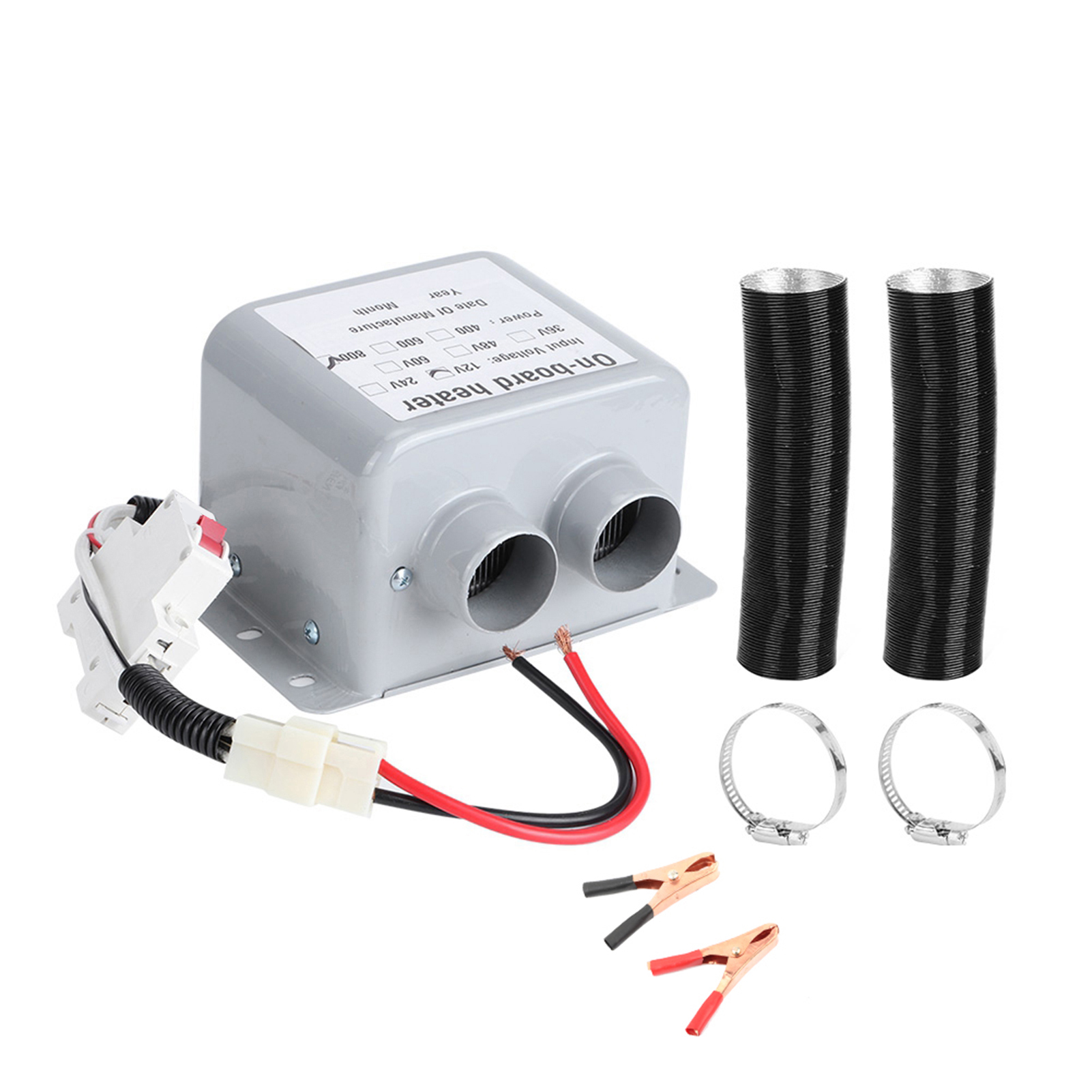12v 800w Windschutzscheibenheizung, 2 Luftauslässe, 5-sekunden-schnellenteisung, Beseitigt Beschlag, Geeignet Für Pkw, Lkw Und Transporter