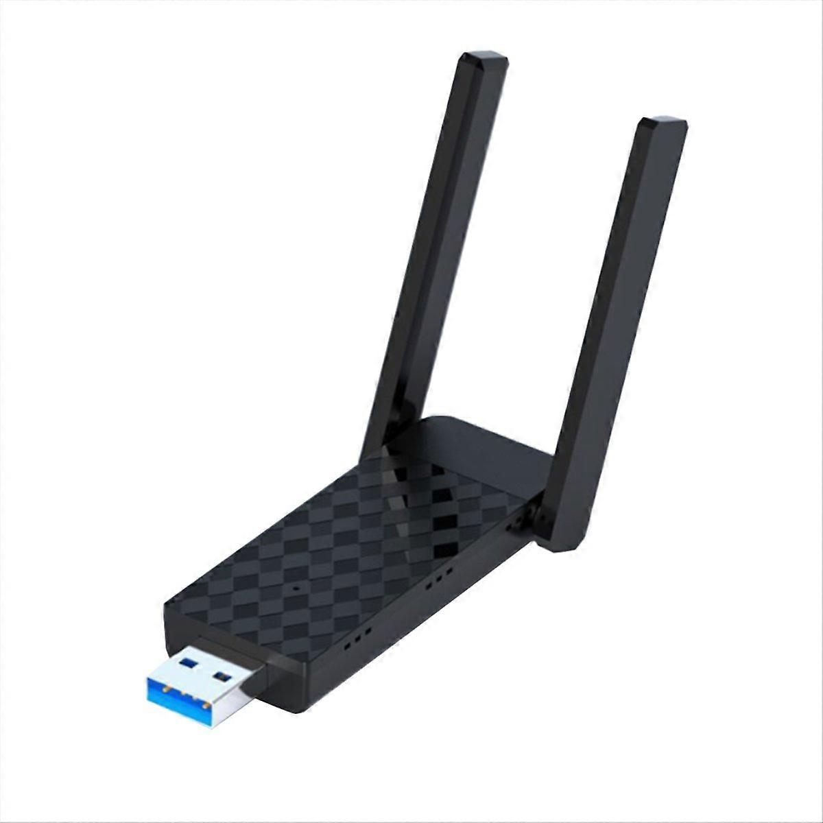 Usb Wifi 6 1800mbps Netzwerkkarte, Dualband-wlan-adapter, Hochgeschwindigkeitsempfänger Für Pc, Laptop, Desktop, Geringe Latenz, Plug & Play, Kompatibel Mit Windows, Linux.